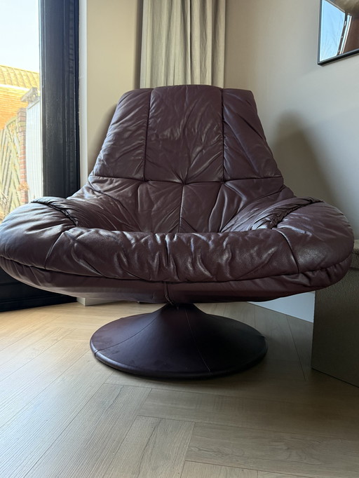 Fauteuil relax/swivel/chaise en cuir