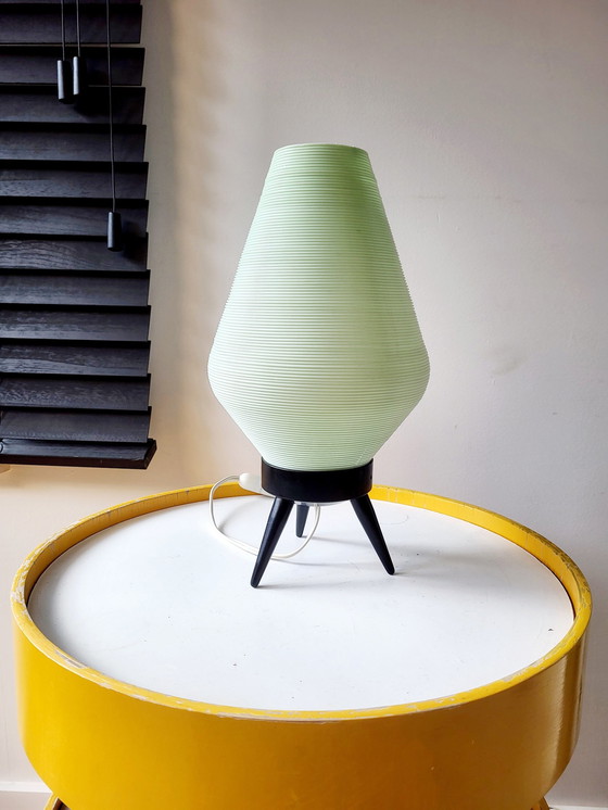 Image 1 of Lampe ruche vintage, Hong Kong, années 1960, plastique, trépied