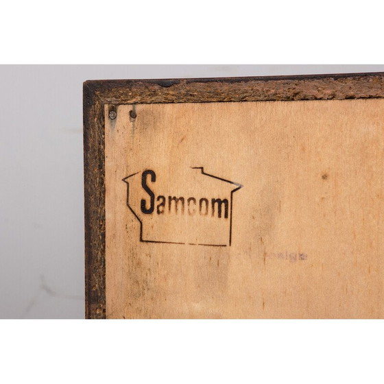 Image 1 of Commode vintage en teck à 3 tiroirs pour Samcom, Danemark 1960