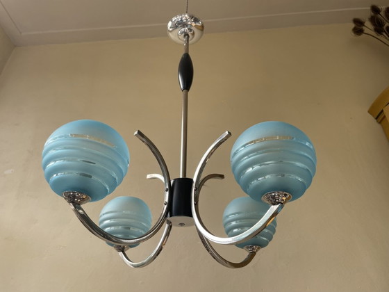 Image 1 of Lampe pendante Art Déco Français