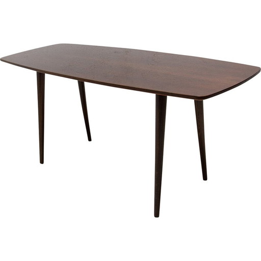 Table basse en hêtre du milieu du siècle par Jitona, Tchécoslovaquie 1970