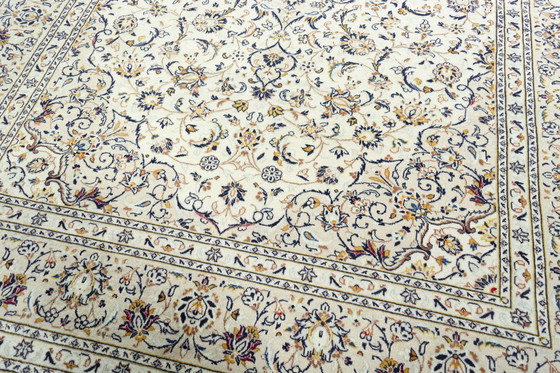 Image 1 of Tapis d'Orient Keshan liège noué à la main - 351 X 248 cm - Design traditionnel