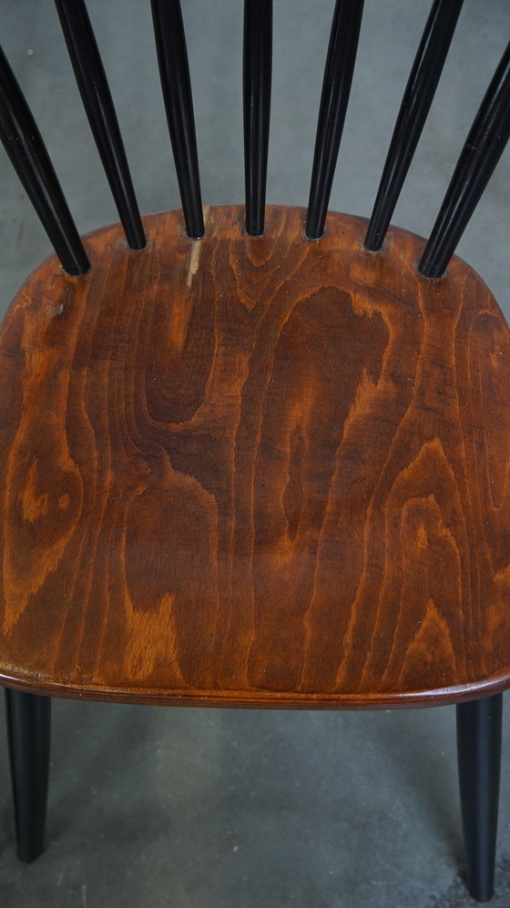 Image 1 of 2 X Chaise de salle à manger design vintage