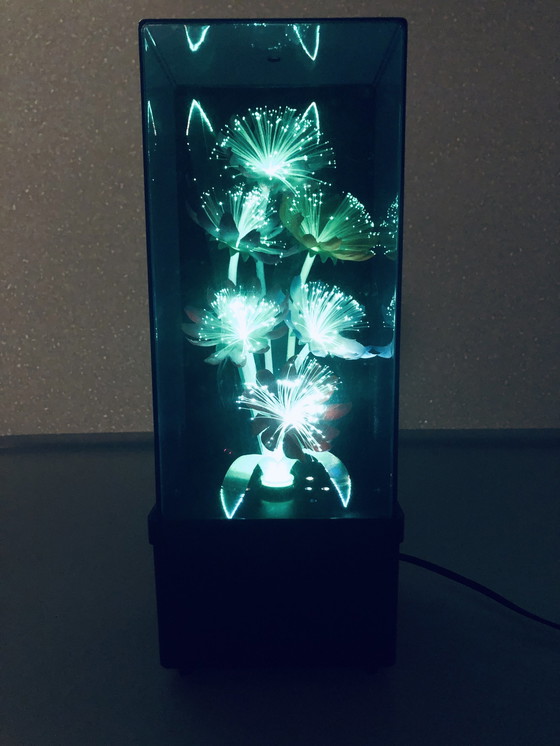 Image 1 of Lampe Vintage Psychédélique • R.O.C • Fibre Optique • Space Age • 1970