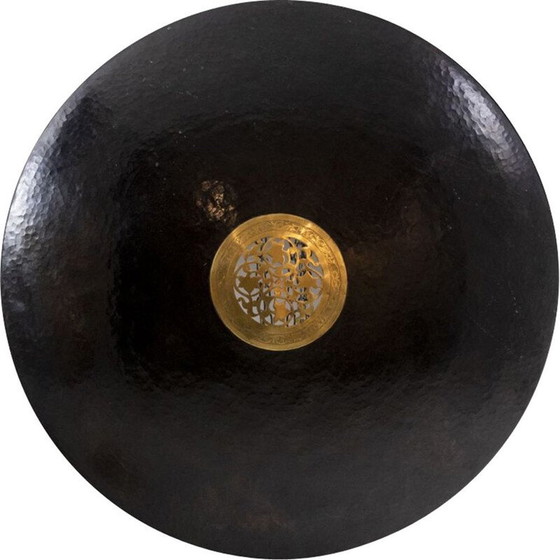 Image 1 of Lampe suspendue vintage en laiton