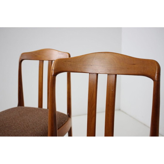 Image 1 of Ensemble de 4 chaises de salle à manger vintage Tchécoslovaquie années 1960