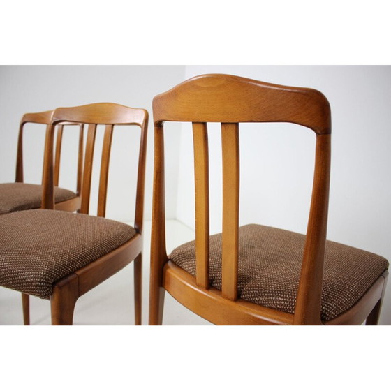 Image 1 of Ensemble de 4 chaises de salle à manger vintage Tchécoslovaquie années 1960