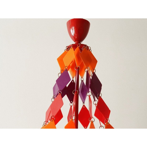 Image 1 of Lustre vintage multicolore 1970