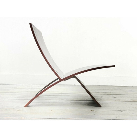 Image 1 of Fauteuil pliant vintage en deux parties en bois de hêtre par Jens Nielson pour Westnofa Laminex, Norvège 1966