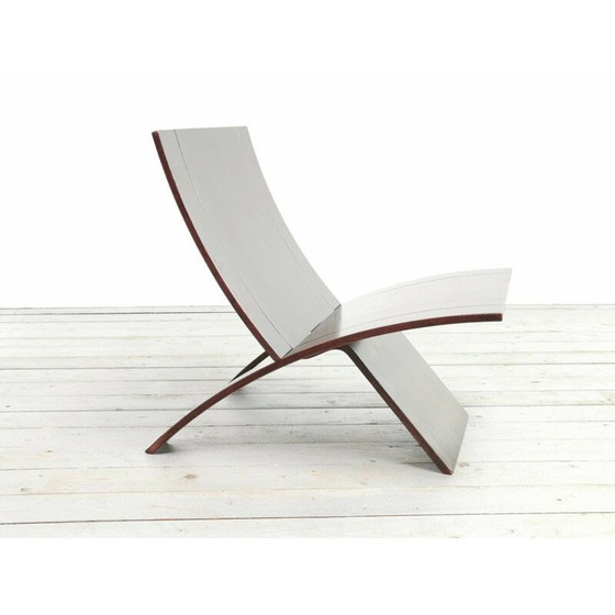Image 1 of Fauteuil pliant vintage en deux parties en bois de hêtre par Jens Nielson pour Westnofa Laminex, Norvège 1966