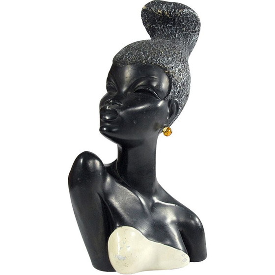 Image 1 of Buste de fille en plâtre vintage par Alex Mdmg Studio, Italie 1960s