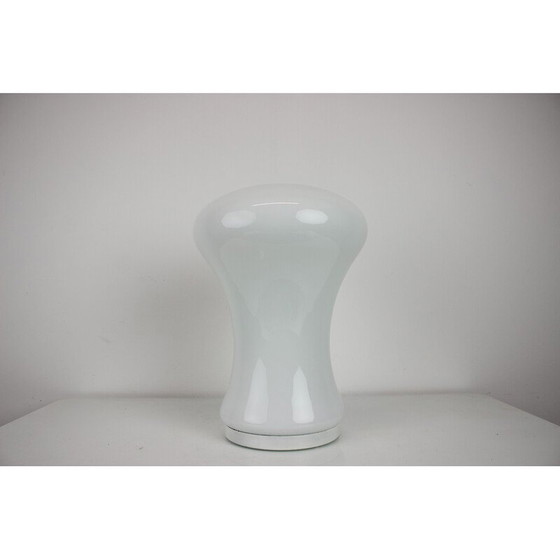 Image 1 of Lampe de table vintage en verre de Valasske Mezirici, Tchécoslovaquie, années 1960