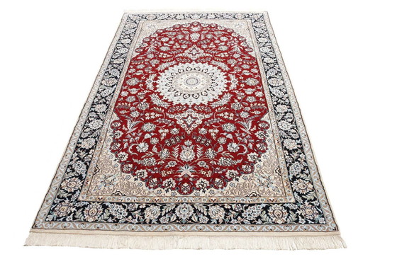 Image 1 of Elégant tapis persan noué à la main Naïn 9 Lah- Size. 248 X 146 cm -No.401593-01