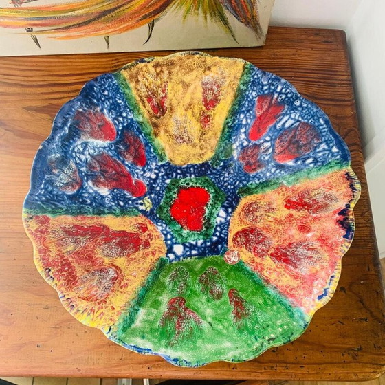 Image 1 of Coupe à fruits vintage par Raymond Raffour, France