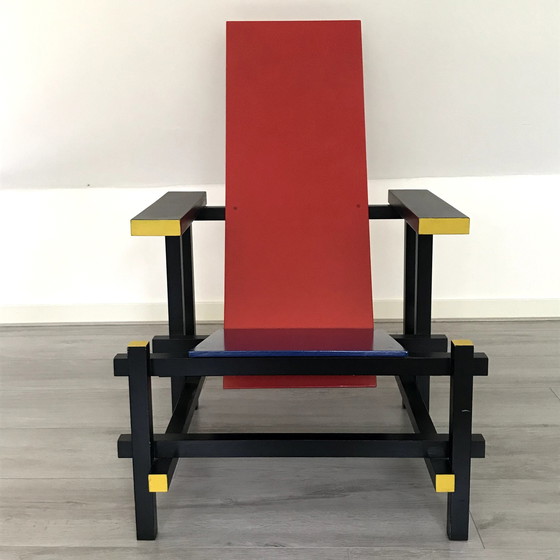 Image 1 of Chaise rouge et bleue