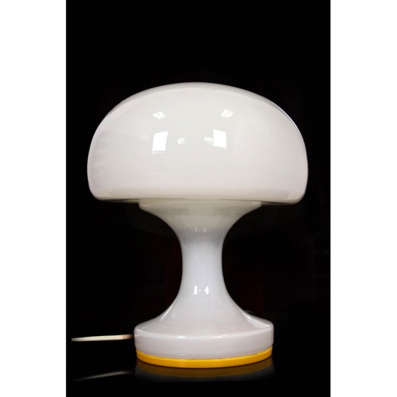 Image 1 of Lampe de table en verre du milieu du siècle par Osvětlovací Sklo, Tchécoslovaquie années 1970.