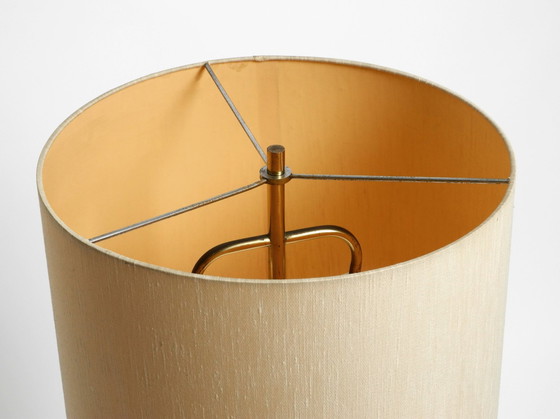 Image 1 of Très rare grande lampe de table en laiton des années 70 par Tonello et Montagna Grillo pour High Society Italy