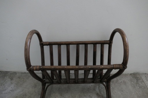 Plateau de lecture vintage en bambou Manou