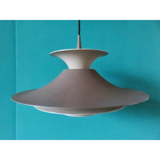 Image 1 of Lampe suspendue tricolore "Radius" par Fog & Morup, Danemark 1975