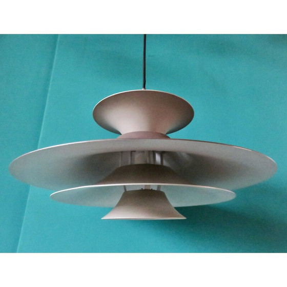 Image 1 of Lampe suspendue tricolore "Radius" par Fog & Morup, Danemark 1975