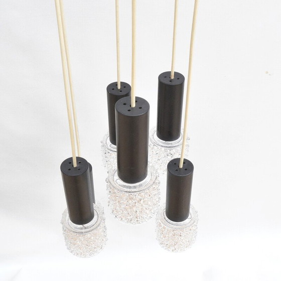 Image 1 of Lustre cascade vintage par Elektroinstala Jilove, Tchécoslovaquie 1970