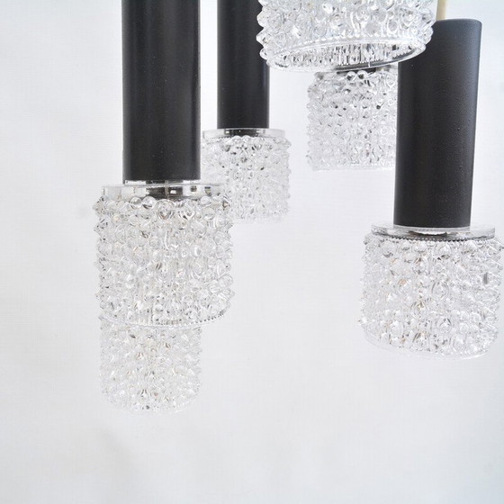 Image 1 of Lustre cascade vintage par Elektroinstala Jilove, Tchécoslovaquie 1970