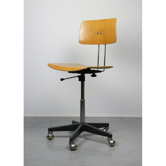 Image 1 of Chaise de bureau pivotante Vintage réglable