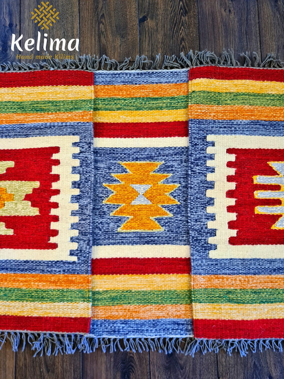 Image 1 of Tapis Kelima tissé à la main (lot de 3)