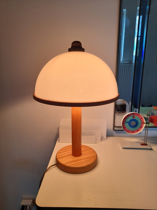 Lampe De Table En Pin Steinhauer Années 70