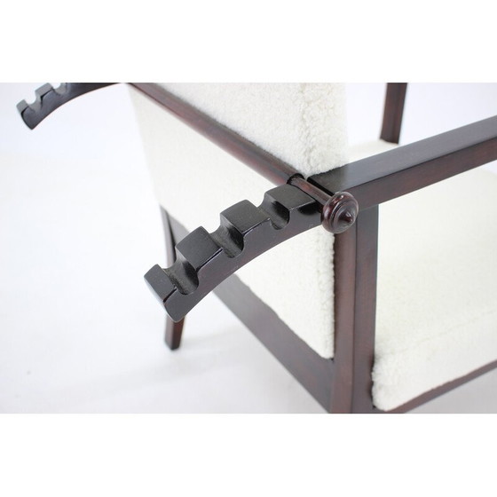 Image 1 of Fauteuil réglable en hêtre, Tchécoslovaquie 1940