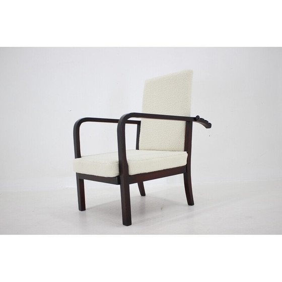 Image 1 of Fauteuil réglable en hêtre, Tchécoslovaquie 1940