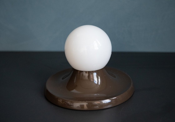 Image 1 of Flos Light Ball Brown Wall Lamp By Achille Castiglioni