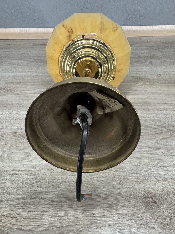 Image 1 of Lampe pendante marbrée de style Art Decor