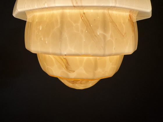 Image 1 of Lampe pendante marbrée de style Art Decor