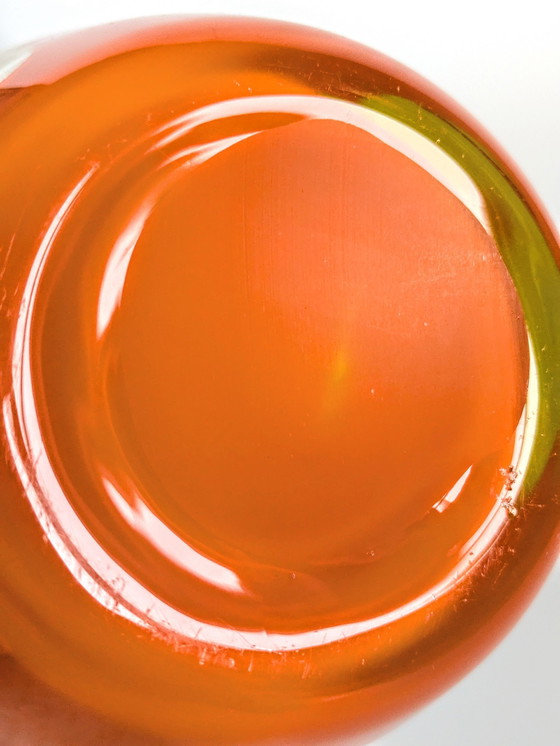 Image 1 of Vase en verre vintage | Porte-voix soufflé à la main | Space Age Germany