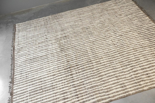 Tapis unique noué à la main