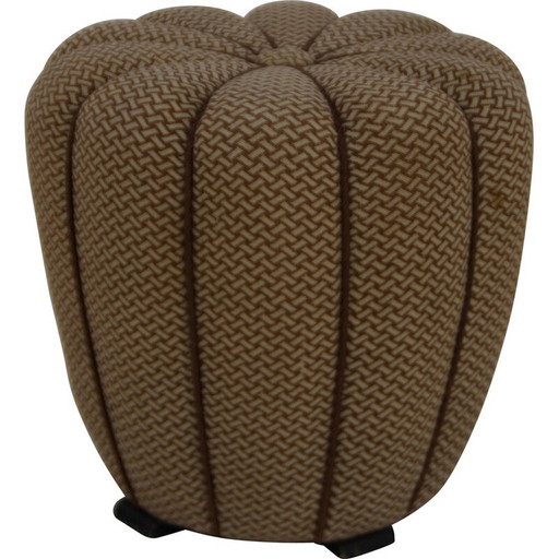 Pouf vintage Art déco par Jindrich Halabala pour Up Zavody, Tchécoslovaquie, années 1930