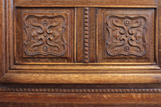 Image 1 of Vitrine avec panneau arrière miroir