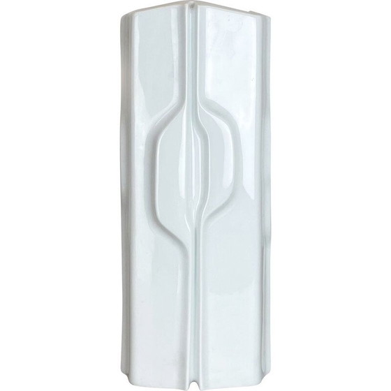 Image 1 of Vase vintage en porcelaine Op art pour Fürstenberg Ceramics, Allemagne 1970