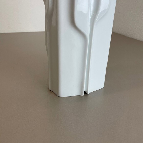 Image 1 of Vase vintage en porcelaine Op art pour Fürstenberg Ceramics, Allemagne 1970