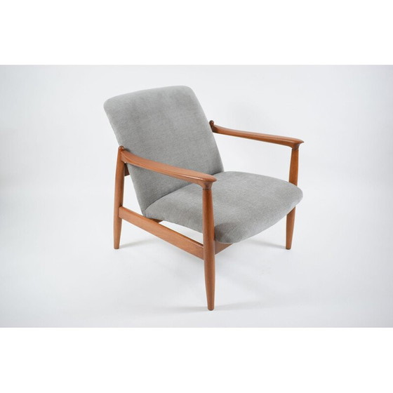 Image 1 of Fauteuil vintage GFM64, Pologne gris années 1960