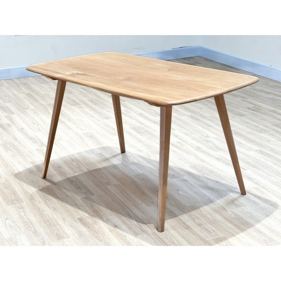 Image 1 of Table de salle à manger vintage en orme léger par Lucian Ercolani, Angleterre 1960