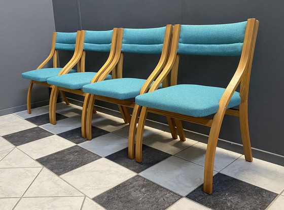 Image 1 of 4 chaises de salle à manger par Ludvik Volak 1960S