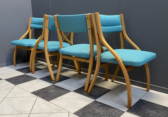 Image 1 of 4 chaises de salle à manger par Ludvik Volak 1960S