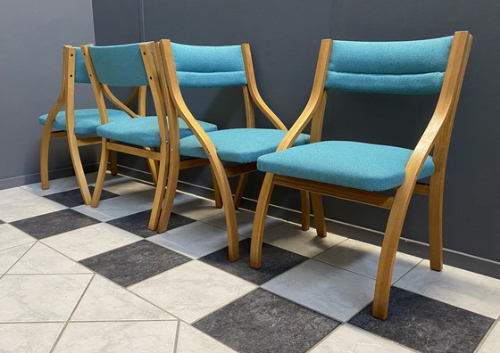 Image 1 of 4 chaises de salle à manger par Ludvik Volak 1960S