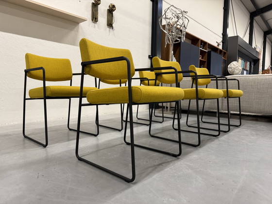 Image 1 of 6 Harvink Dash Dining Chair Yellow Ploughwool