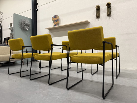 Image 1 of 6 Harvink Dash Dining Chair Yellow Ploughwool