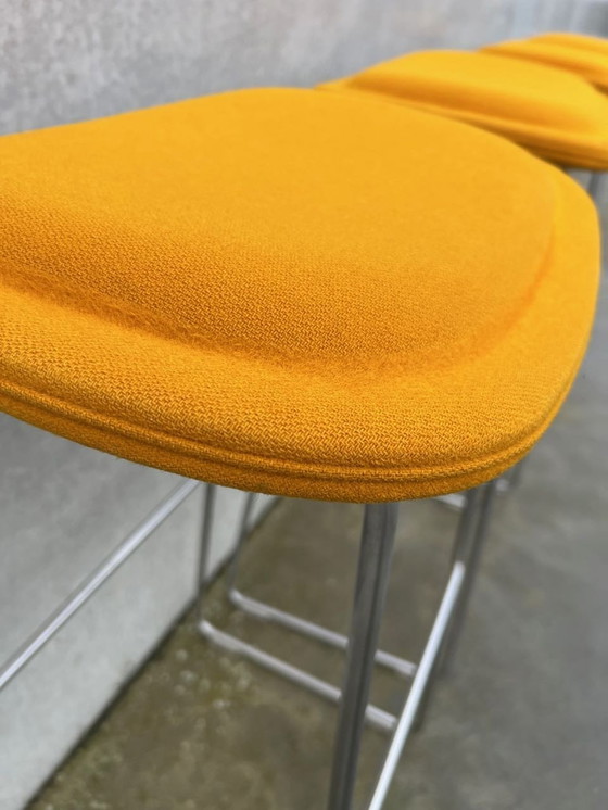 Image 1 of 4x Cappellini Tabouret Hi Pad Jaune