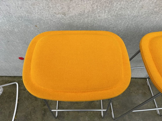 Image 1 of 4x Cappellini Tabouret Hi Pad Jaune