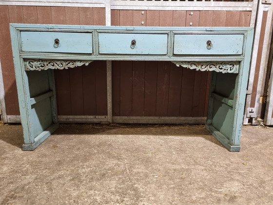 Image 1 of Ancienne armoire asiatique buffet Grand modèle